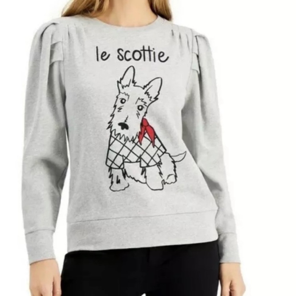 Le Scottie pullover with details